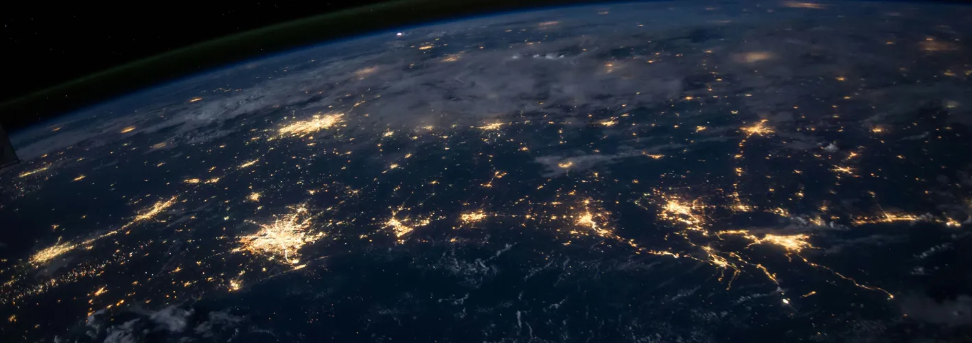Blog_Inspirational_ Ariel View of Earth with City Lights (Web Optimized)