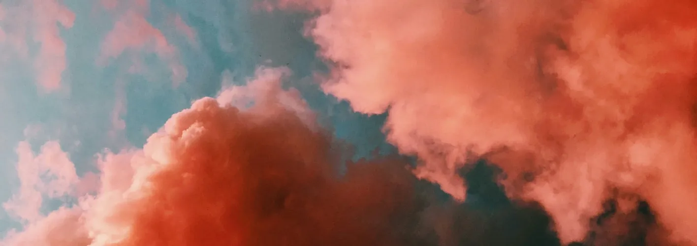 Pink Clouds with Blue Sky  (Web Optimized)